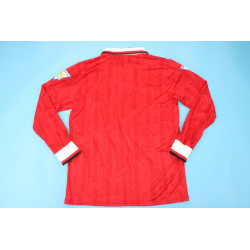 Manchester United Retro Campeones Liga Manga Larga Local 93-94