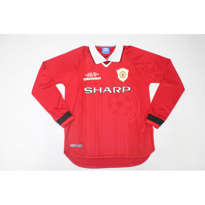 Manchester United Retro Manga Larga UCL Final 99