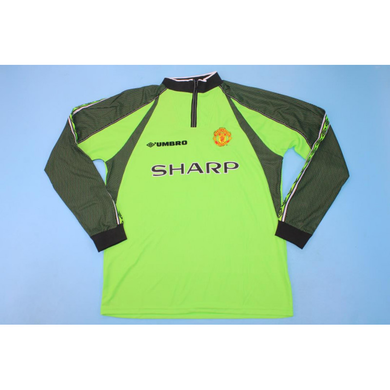Manchester United Retro Manga Larga Portero 98-99