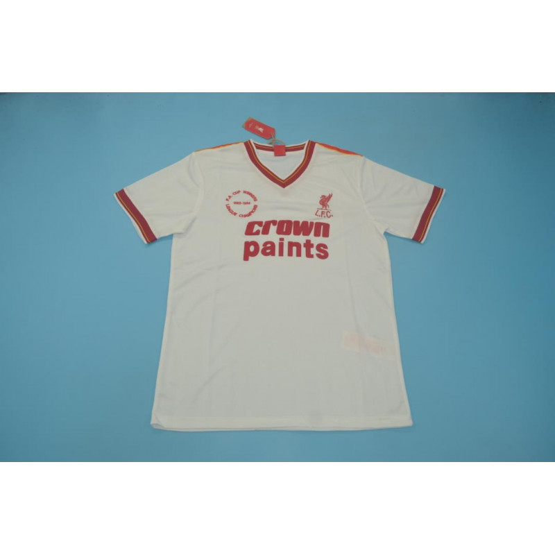 Liverpool Retro Doble Ganadores Visitante 85-86