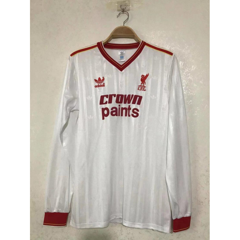 Liverpool Retro Doble Ganadores Manga Larga Visitante 85-86