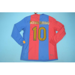 Barcelona Retro Sin Sponsor Manga Larga Local 06-07
