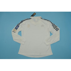 Real Madrid Retro Manga Larga UCL Final 2002