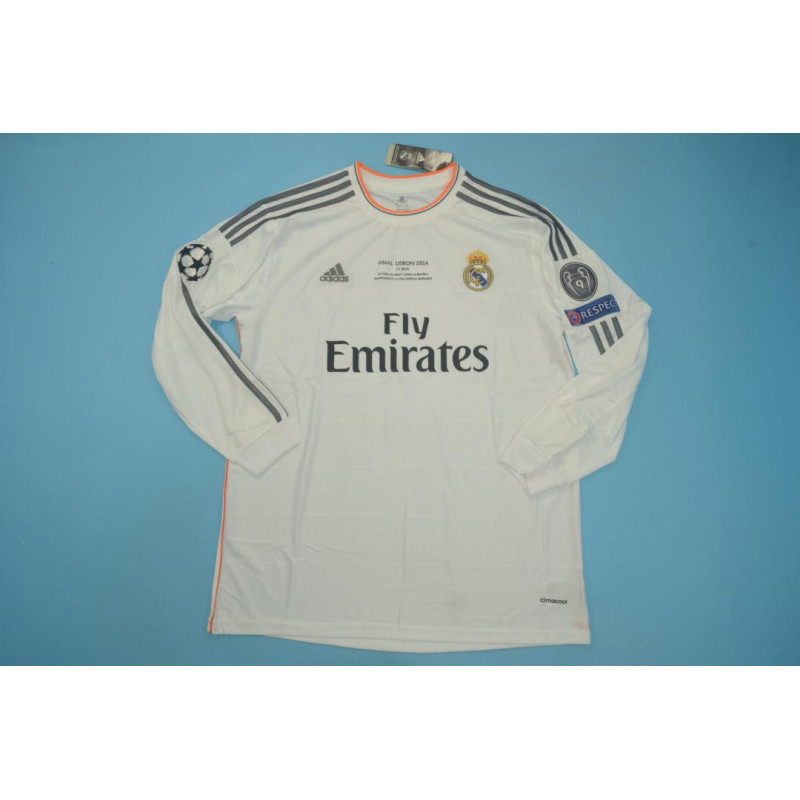 Real Madrid Retro Manga Larga UCL Final 2014