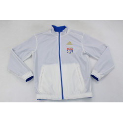 Olympique Lyon Cortavientos Reversible Azul Blanco