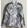 Real Madrid Cortavientos Reversible Dragón Blanco