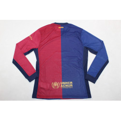 Barcelona Player Version Manga Larga Local Sponsor Grande 24-25