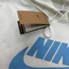 Sudadera blanca NK logo azul