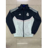 Real Madrid Cortavientos Negro Blanco