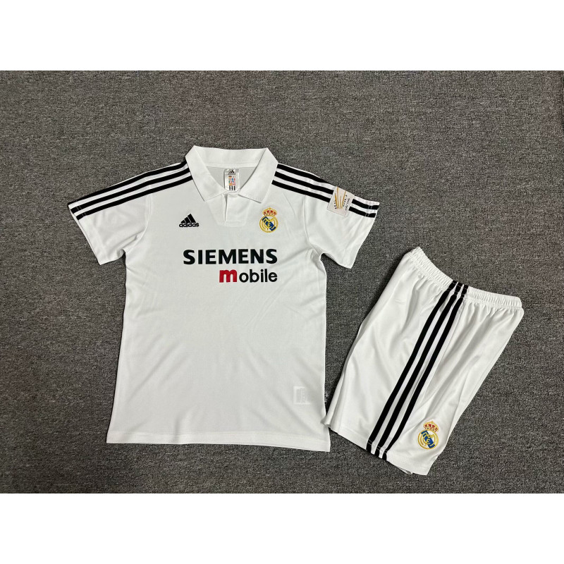 Real Madrid Retro KIT NIÑO Local 02-03