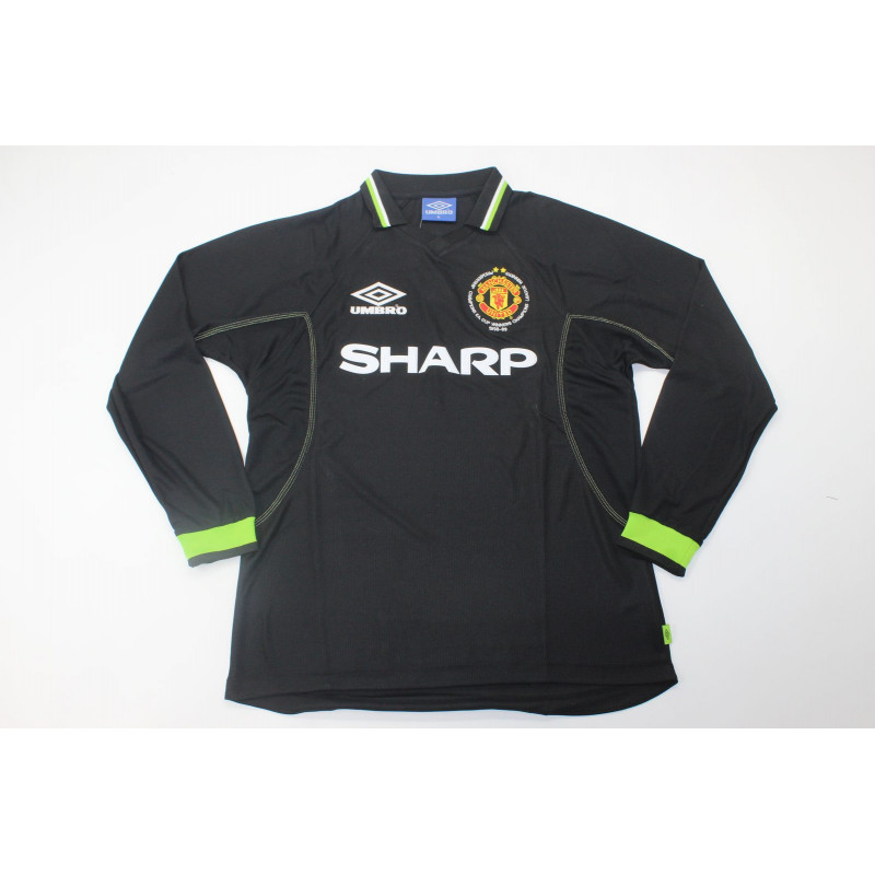 Manchester United Retro Manga Larga Visitante 98-99