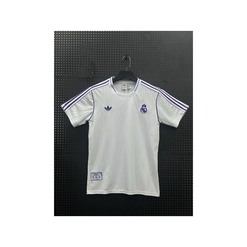 Real Madrid Estilo Retro Blanco Morado