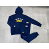 Real Madrid Chandal Con Capucha Azul Oscuro 24-25