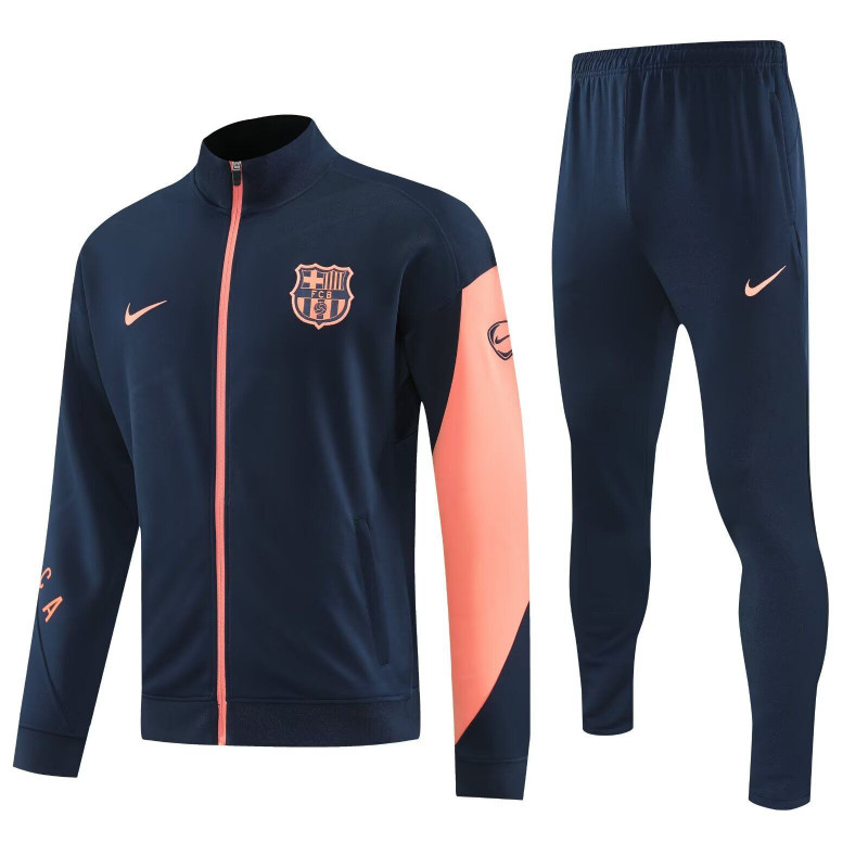 Barcelona Chandal Azul Oscuro Rosa 2025