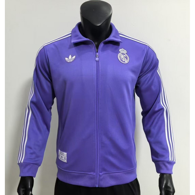 Real Madrid Chaqueta Retro Morada