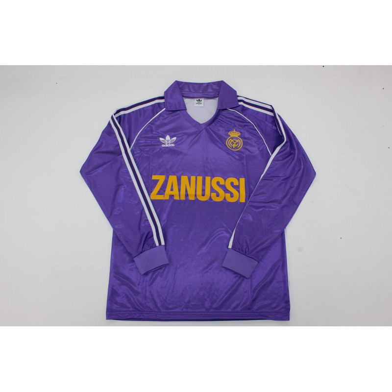 Real Madrid Retro Manga Larga Visitante 82-85