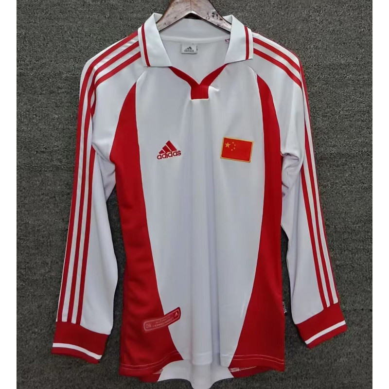 China Retro Manga Larga Visitante 2001