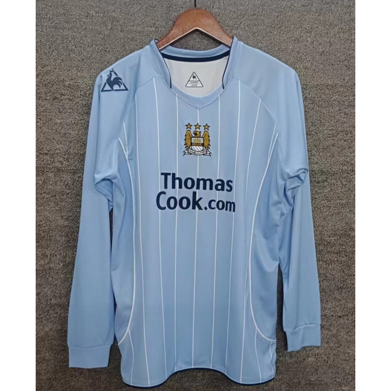 Manchester City Retro Manga Larga Local 07-08