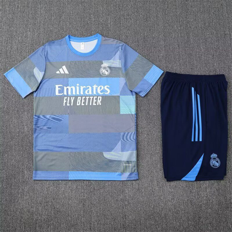Kit Entrenamiento Real Madrid Azul Morado 2025