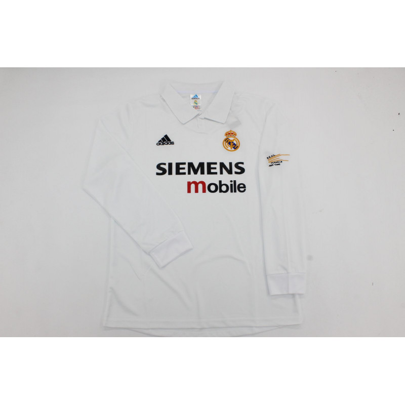 Real Madrid Retro Manga Larga Local 02-03