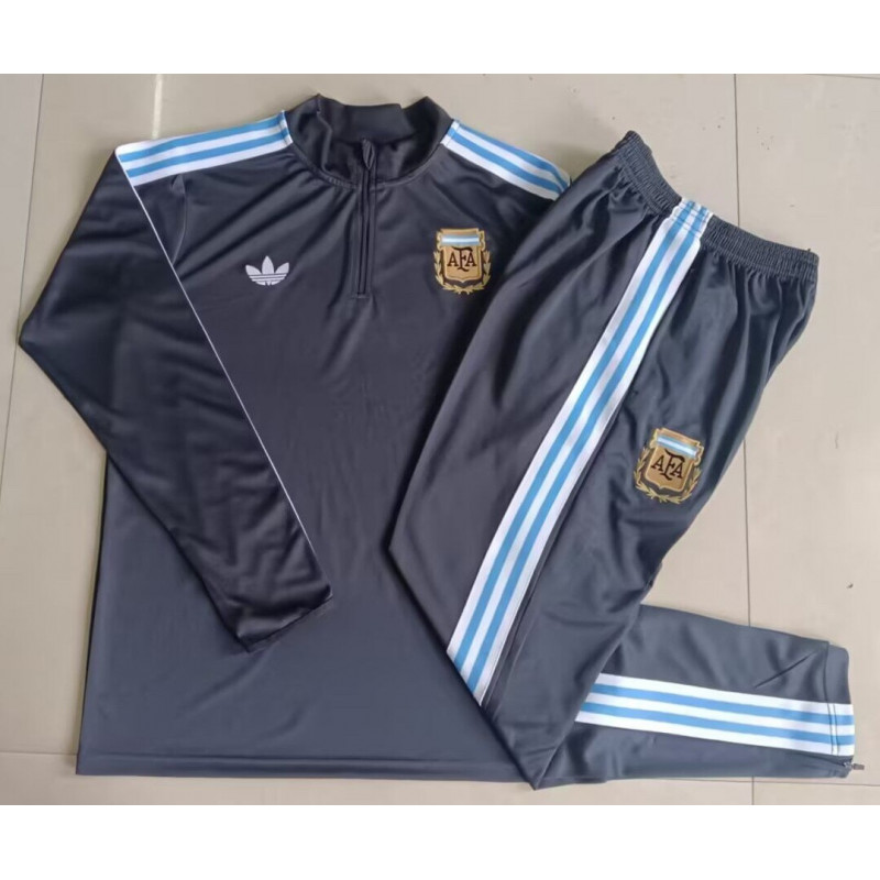 Argentina Chandal Entrenamiento Gris Oscuro 25-26