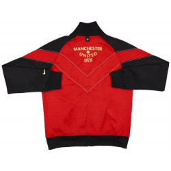 Manchester United Cortavientos Retro Rojo