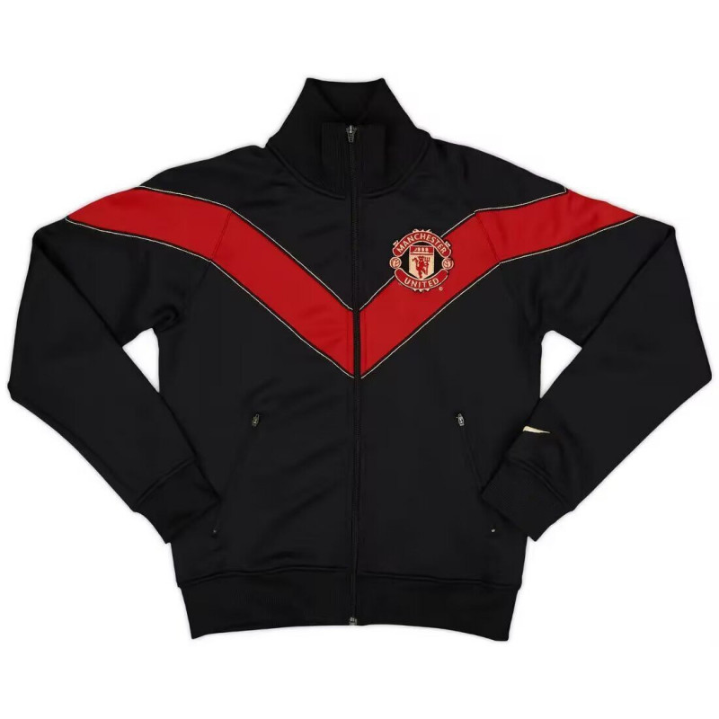 Manchester United Cortavientos Retro Negro