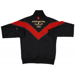 Manchester United Cortavientos Retro Negro
