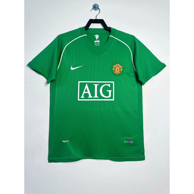 Manchester United Retro Portero Verde 07-08