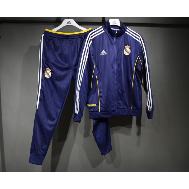 Real Madrid Chandal Retro Azul Oscuro