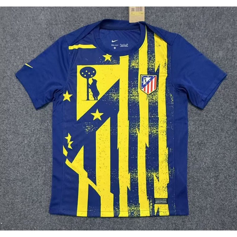 Atletico de Madrid Entrenamiento Azul Oscuro Amarillo 25-26