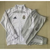 Chandal Niño Real Madrid Gris Blanco 25-26