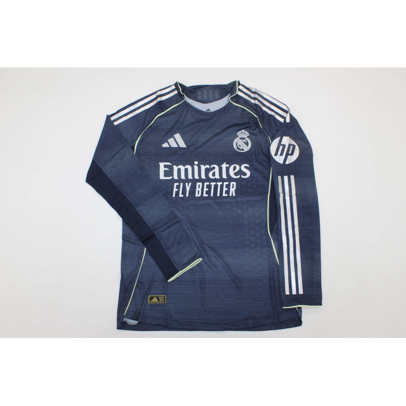 Real Madrid Player Version Manga Larga Visitante 25-26