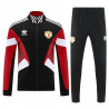 Manchester United Chandal Retro Negro Rojo