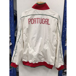 Portugal Cortavientos Retro Blanco Verde
