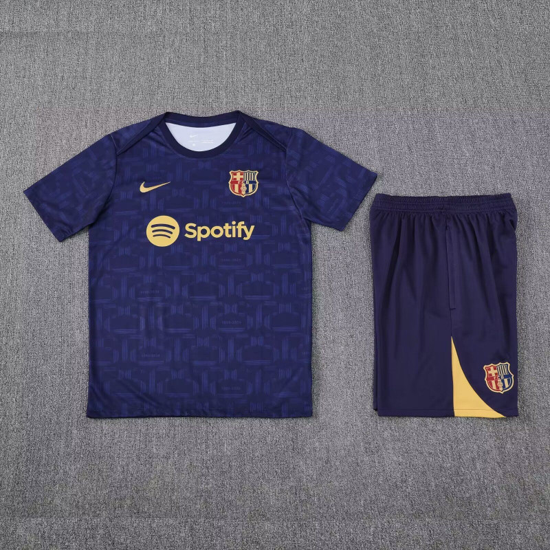 Kit Entrenamiento Barcelona Azul Oscuro 25-26