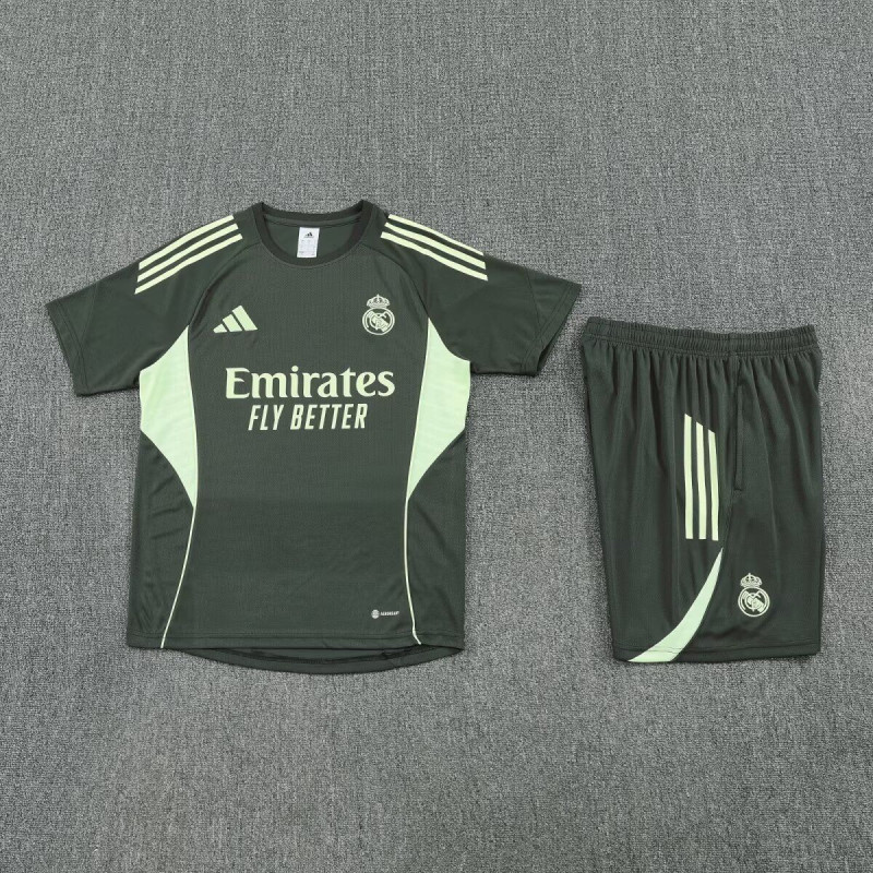Kit Entrenamiento Real Madrid Verde Oscuro 25-26