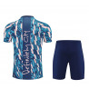 Kit Entrenamiento Manchester City Azul Rosa 25-26