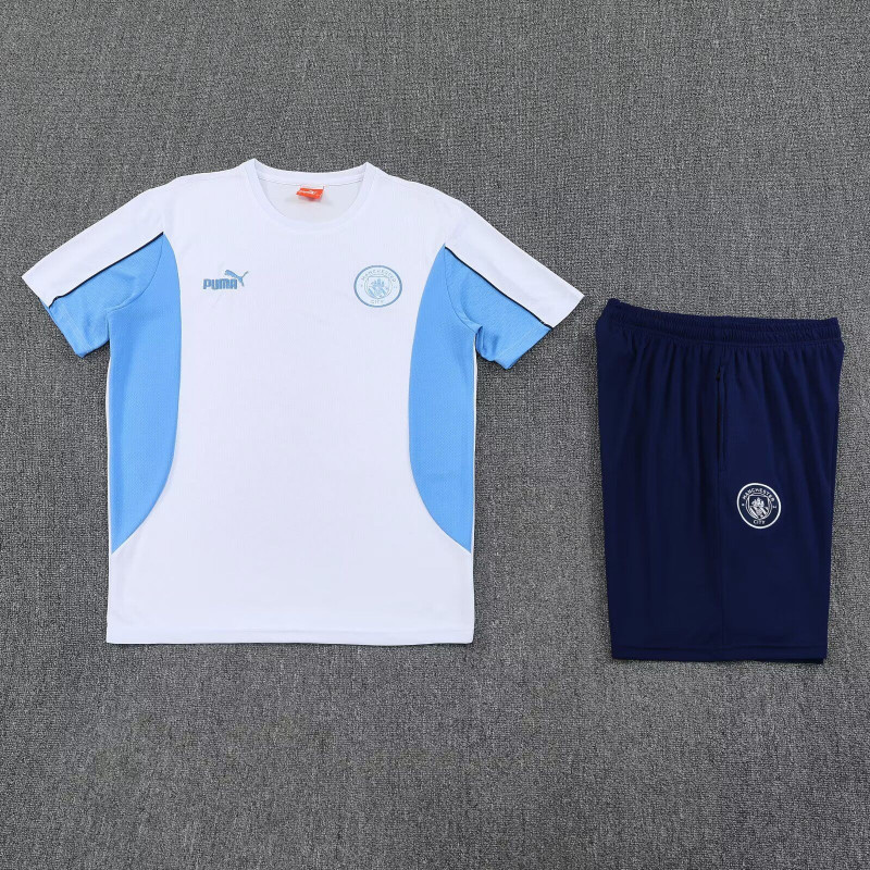 Kit Entrenamiento Manchester City Blanco 25-26