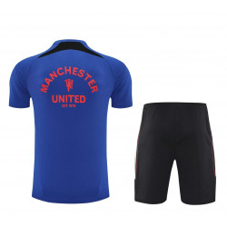 Kit Entrenamiento Manchester United Azul 25-26