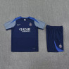 Kit Entrenamiento PSG Gris Azul 25-26