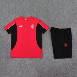 Kit Entrenamiento Milan Rojo Negro 25-26