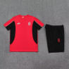 Kit Entrenamiento Milan Rojo Negro 25-26