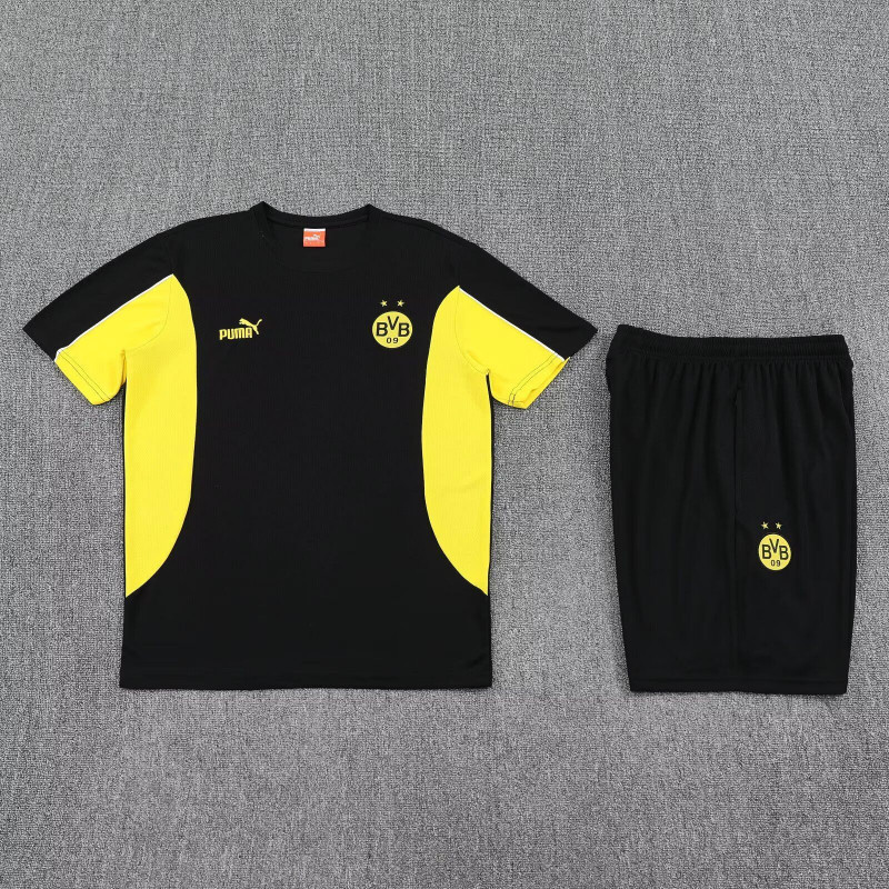 Kit Entrenamiento Borussia Dortmund Negro Amarillo 25-26