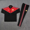 Manchester United Chandal Rojo Negro Retro