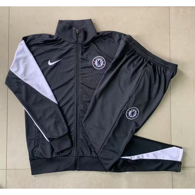 Chelsea Chandal Negro Blanco 25-26