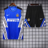 Kit Entrenamiento Inter de Milan Sin Mangas Azul 25-26