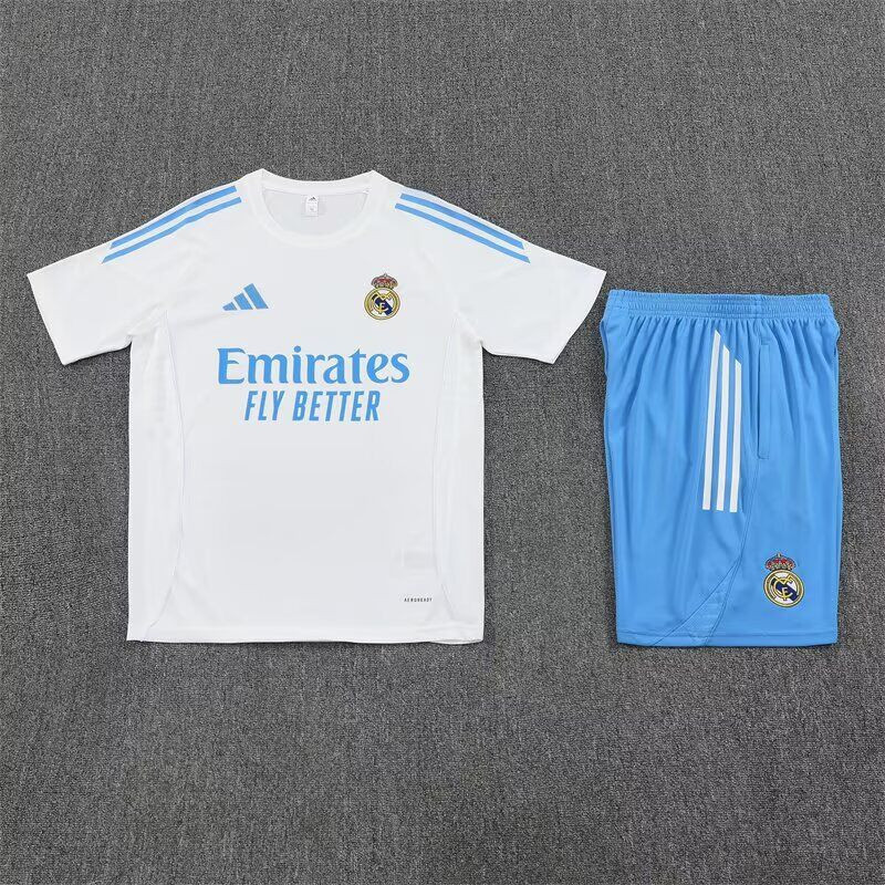 Kit Entrenamiento Real Madrid Blanco Azul 25-26