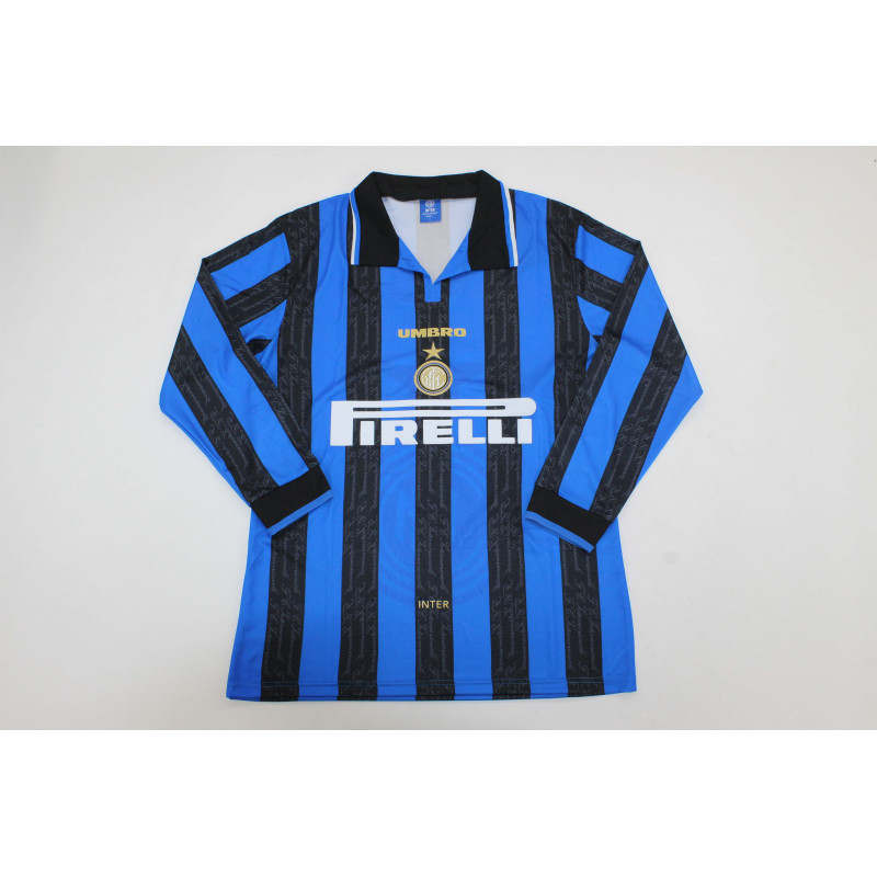 Inter de Milan Retro Manga Larga Local 96-97