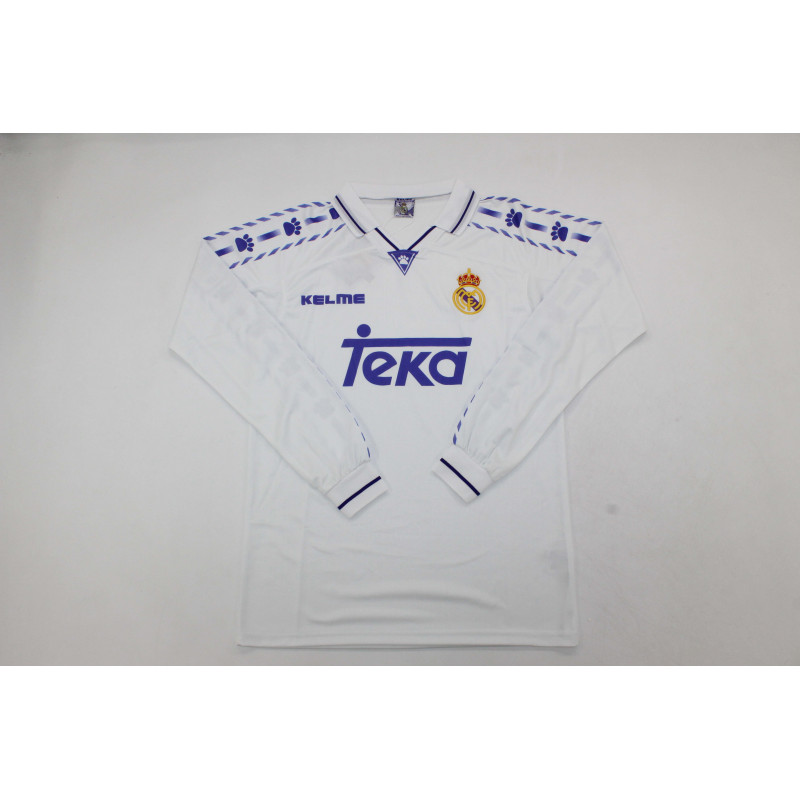 Real Madrid Retro Manga Larga Local 96-97